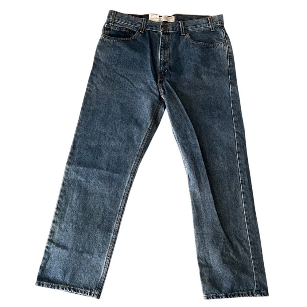 Levi Strauss‎ Signature Straight Regular Fit Denim Vintage Jeans Men's 38x30